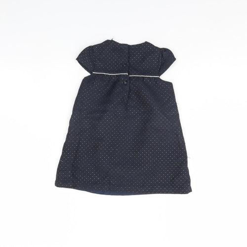 Young Dimension Girls Blue Polka Dot  Mini  Size 2 Years