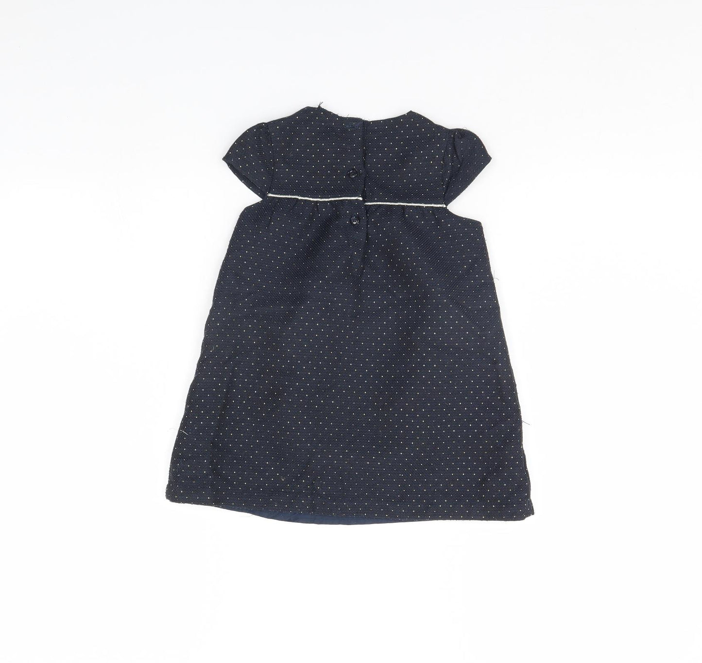 Young Dimension Girls Blue Polka Dot  Mini  Size 2 Years