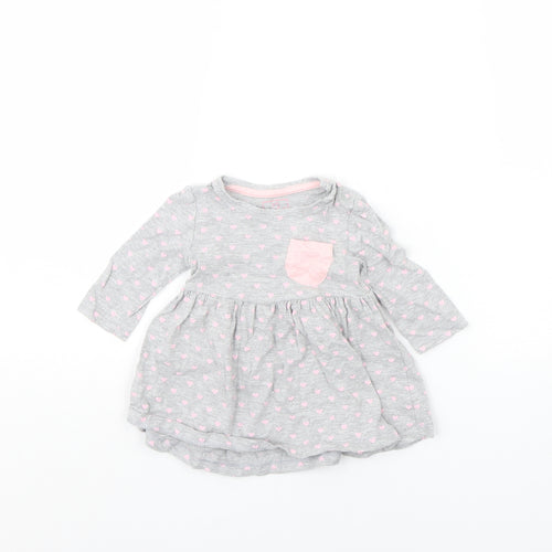 Early Days Girls Grey Spotted  Basic Blouse Size 0-3 Months