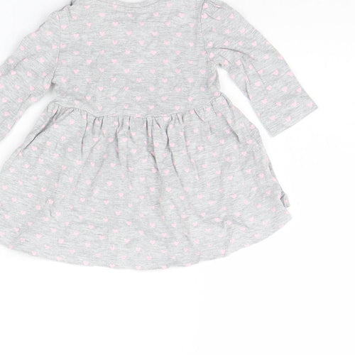 Early Days Girls Grey Spotted  Basic Blouse Size 0-3 Months