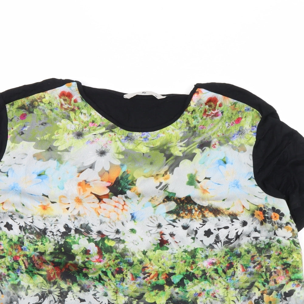 TU Womens Multicoloured Floral  Basic Blouse Size 12