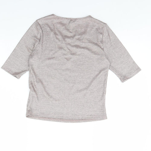 New Look Womens Pink   Cropped Blouse Size 12