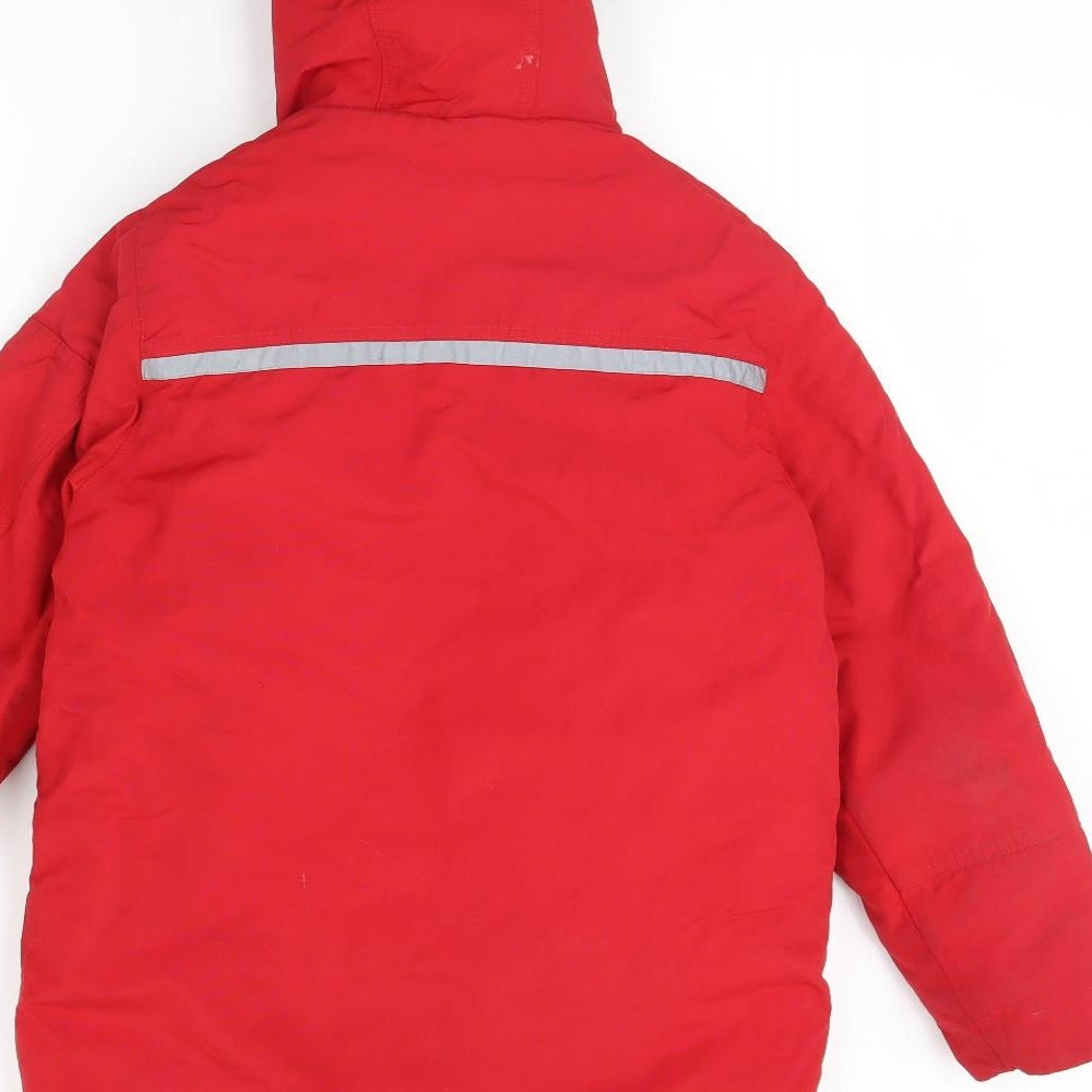 NEXT Boys Red   Rain Coat Coat Size 9 Years