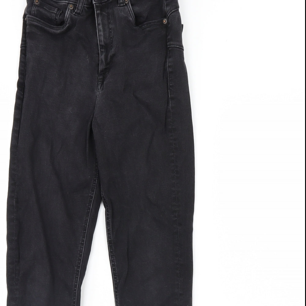 NEW LOO Womens Black  Denim Skinny Jeans Size 10 L28 in