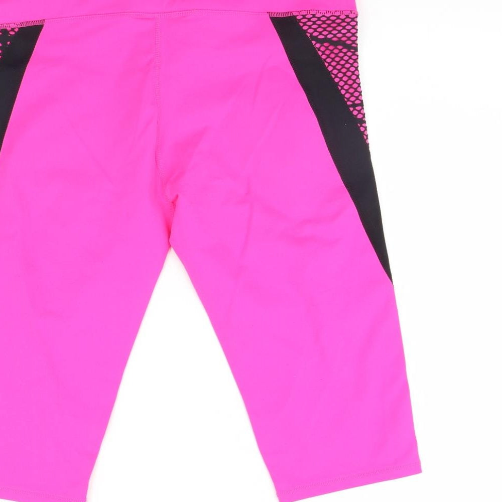 Fabletics Womens Pink   Compression Shorts Size XL