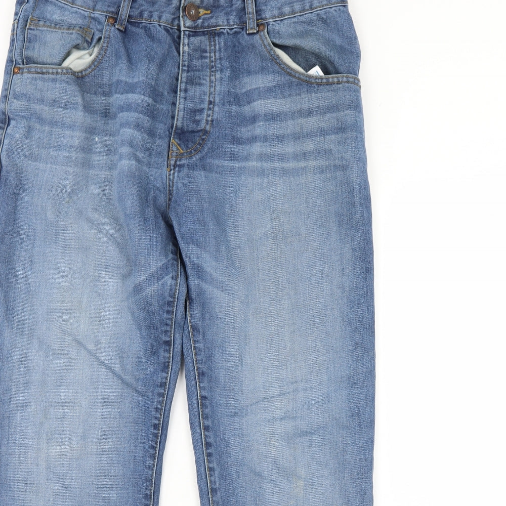 Burton Mens Blue  Denim Straight Jeans Size 34 L30 in