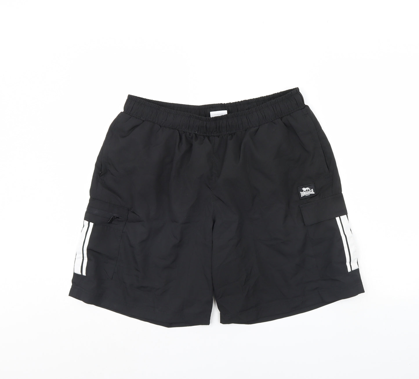 Lonsdale Mens Black   Bermuda Shorts Size XL