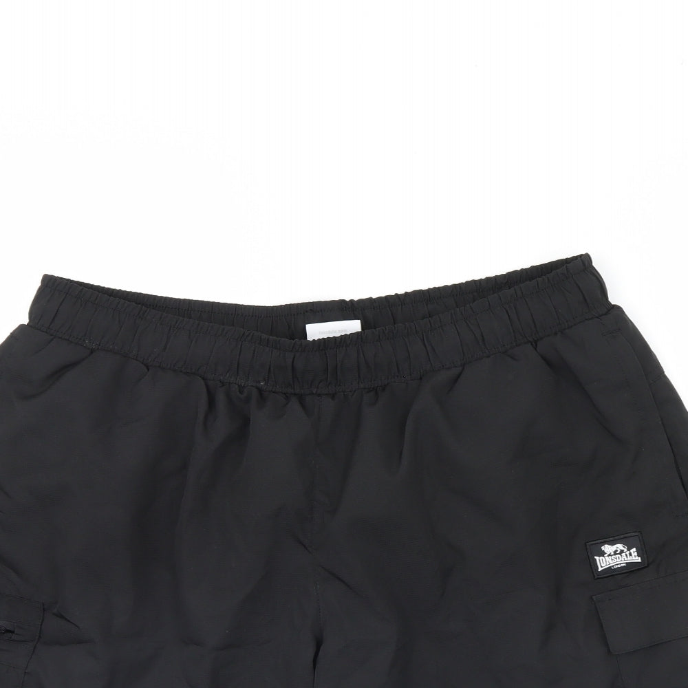 Lonsdale Mens Black   Bermuda Shorts Size XL