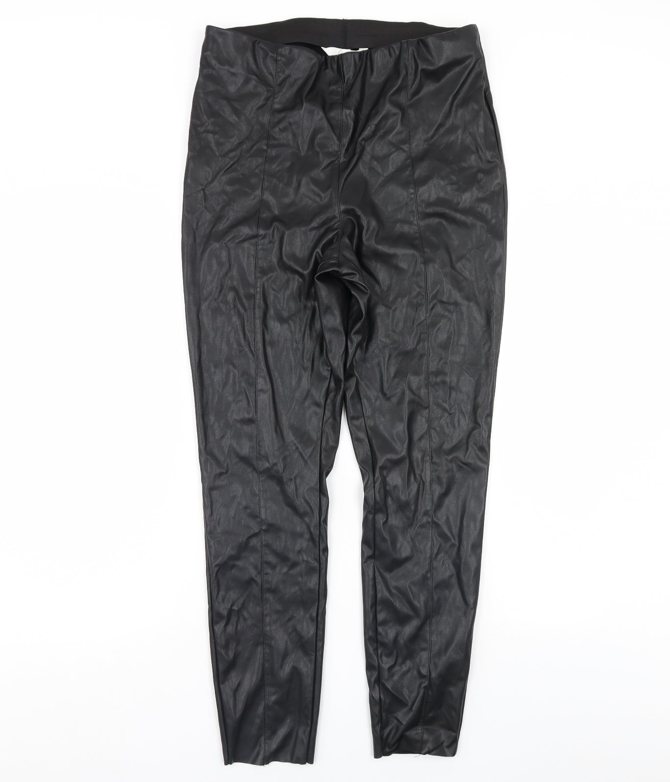 H&M Womens Black   Capri Leggings Size 18 L30 in