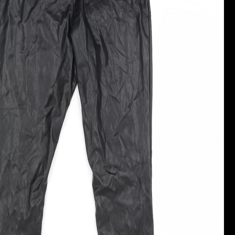 H&M Womens Black   Capri Leggings Size 18 L30 in