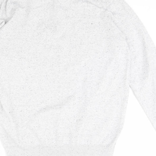 Easy Mens Grey   Henley Jumper Size M