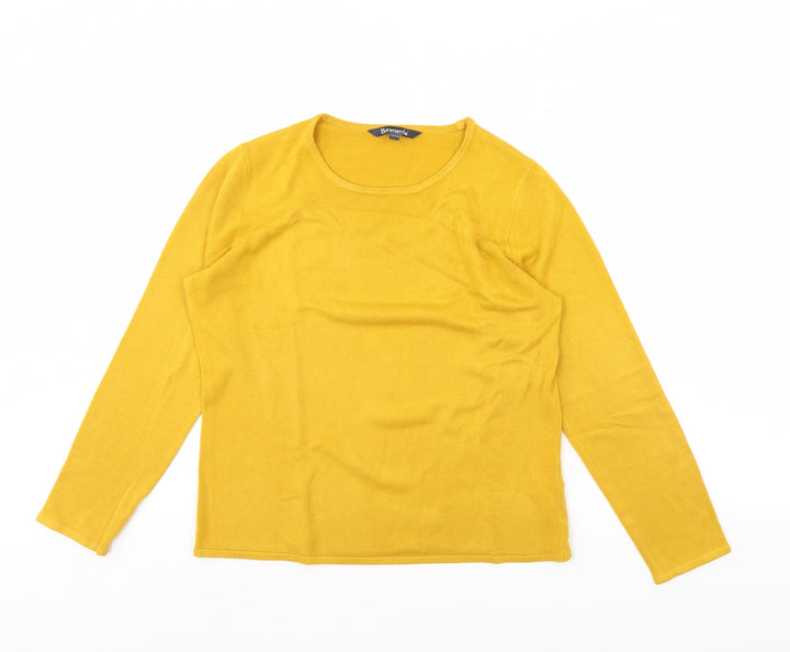 Bonmarché Womens Yellow   Pullover Jumper Size 12