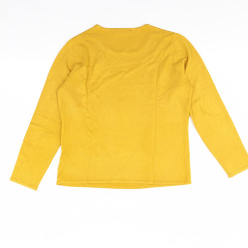 Bonmarché Womens Yellow   Pullover Jumper Size 12