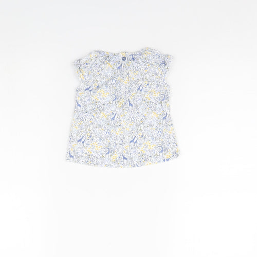 NEXT Girls White   Basic T-Shirt Size 3-6 Months