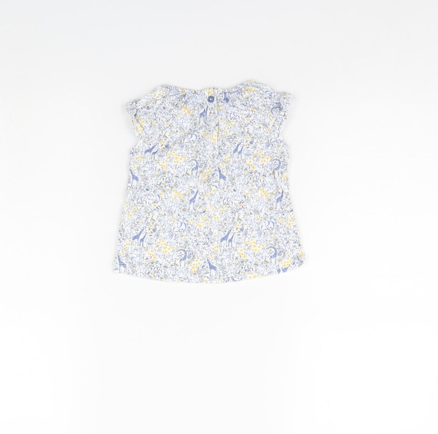 NEXT Girls White   Basic T-Shirt Size 3-6 Months