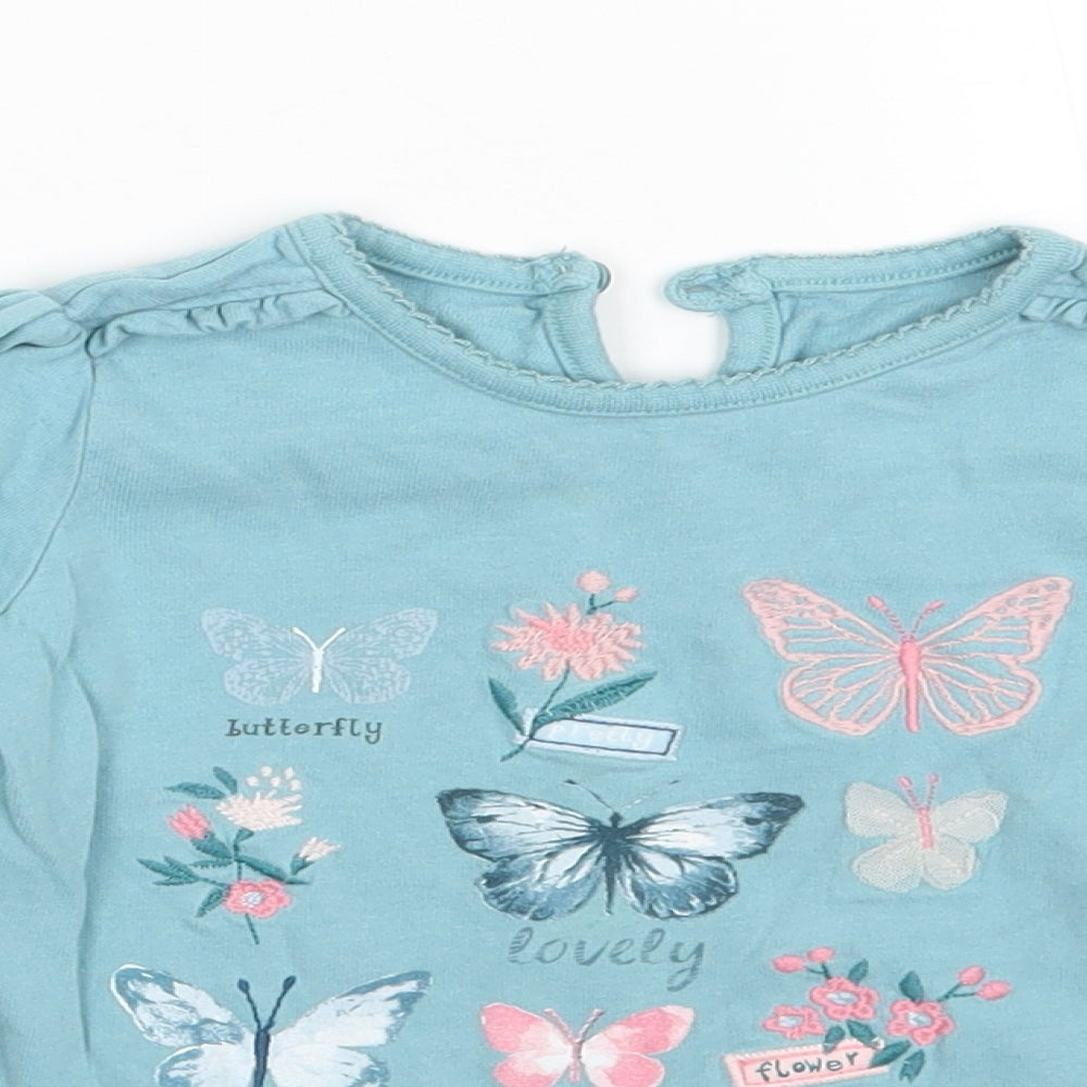 vGeorge Girls Blue   Basic T-Shirt Size 9-12 Months