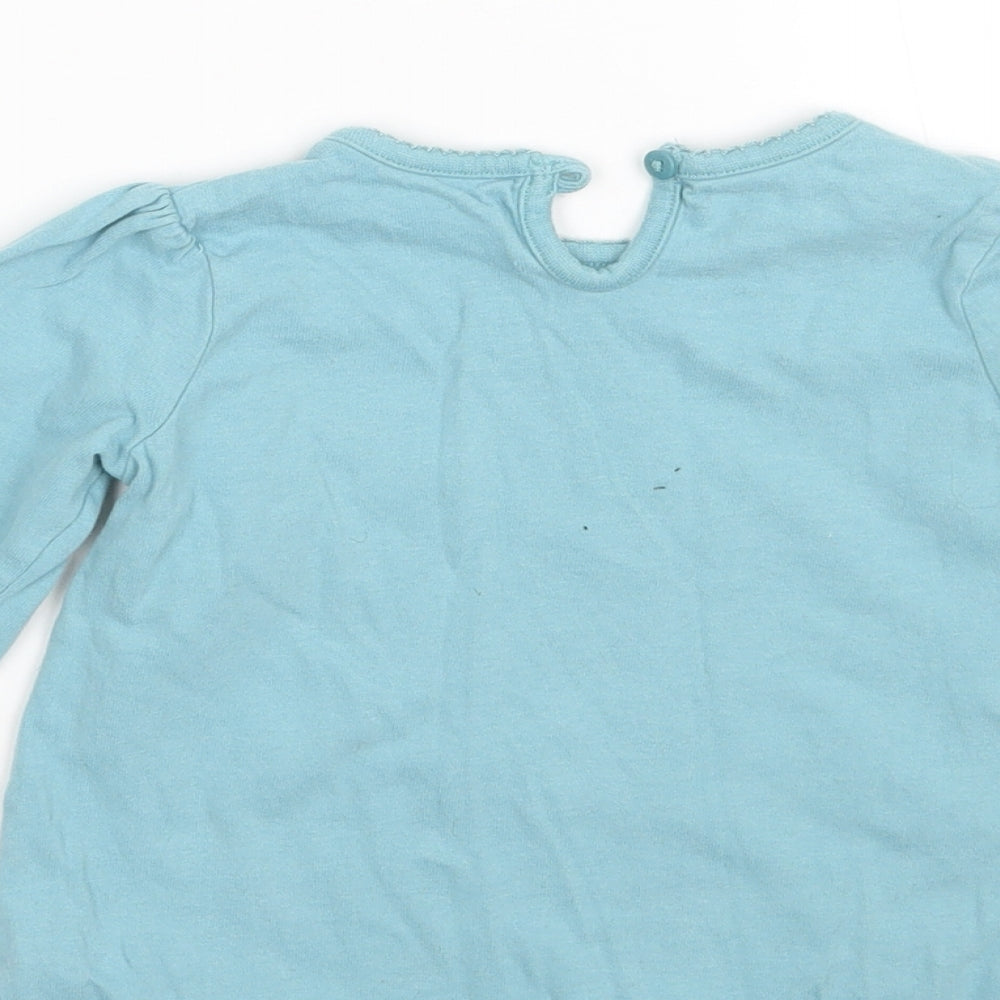 vGeorge Girls Blue   Basic T-Shirt Size 9-12 Months