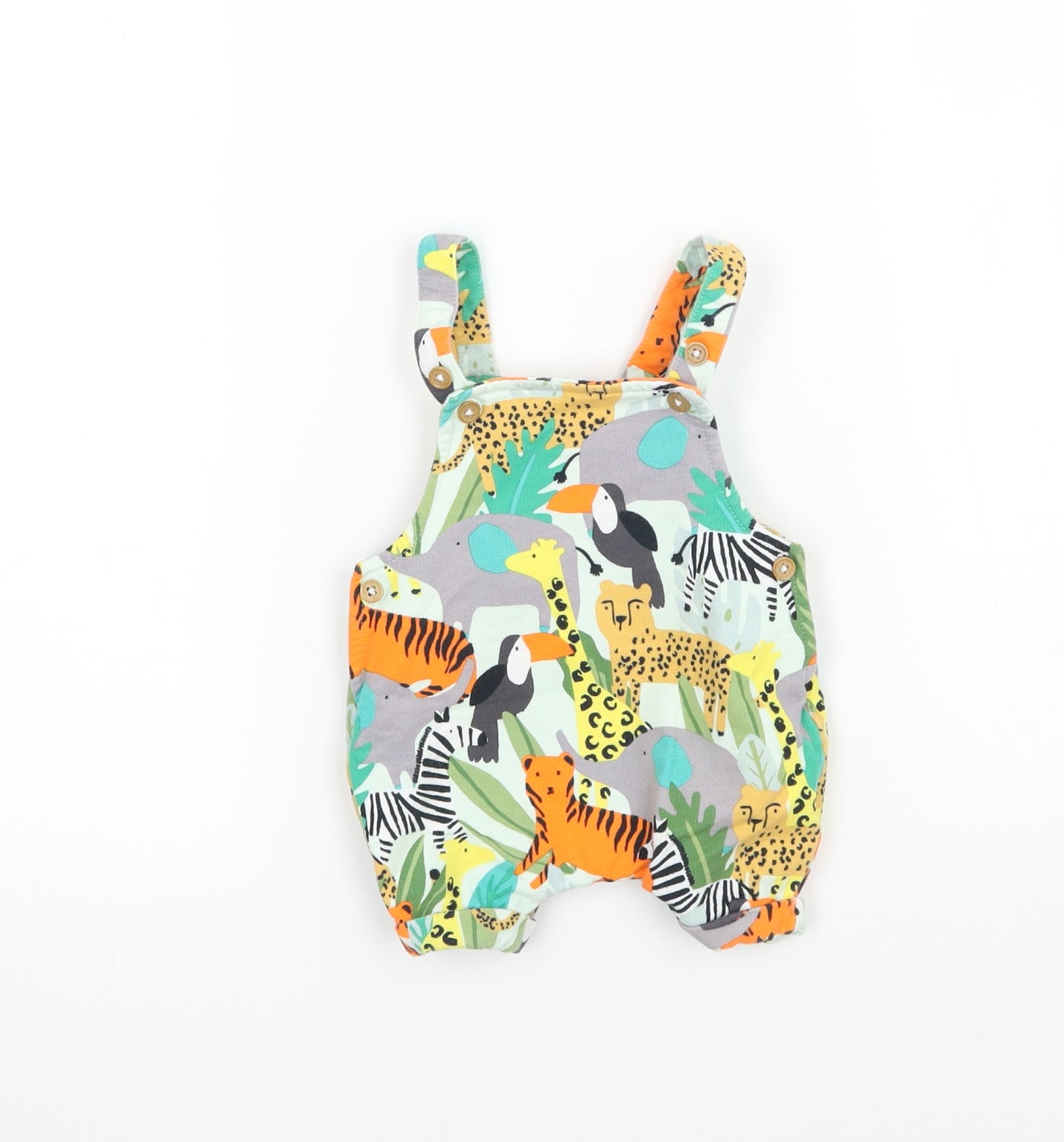NEXT Baby Green   Dungaree One-Piece Size Newborn