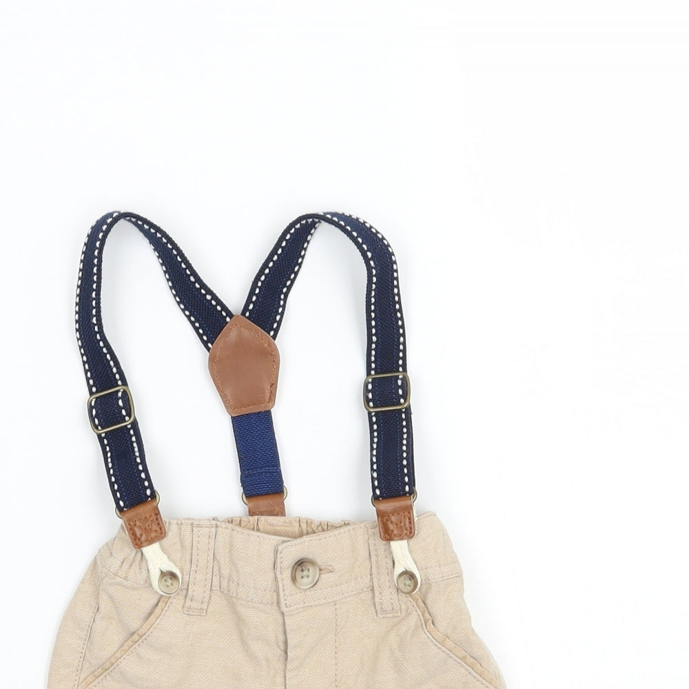 Matalan Boys Beige   Cropped Trousers Size 3-6 Months