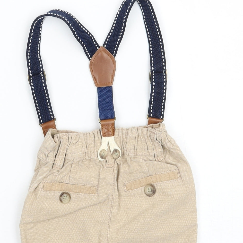 Matalan Boys Beige   Cropped Trousers Size 3-6 Months