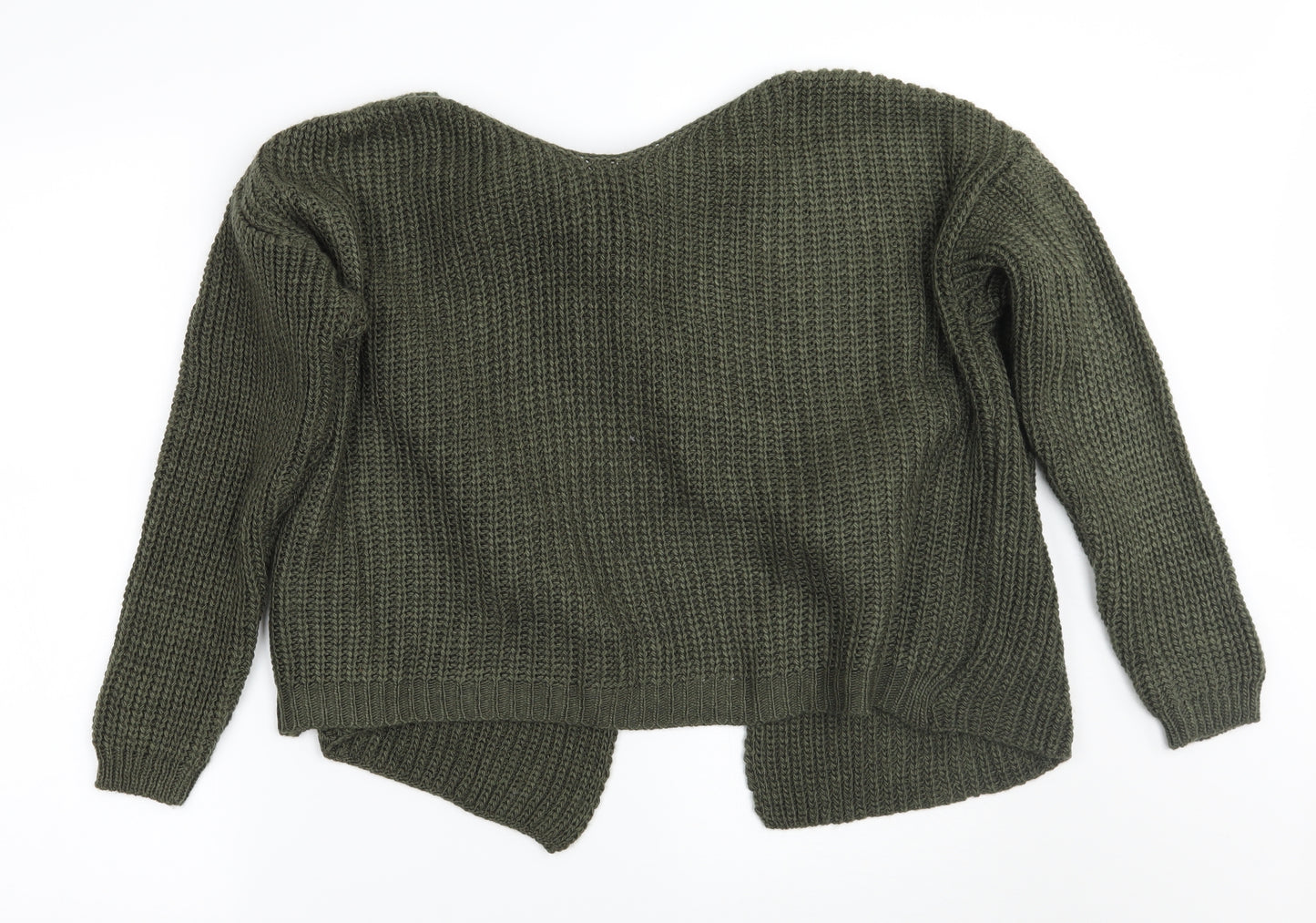 Misspap Womens Green   Pullover Jumper Size M