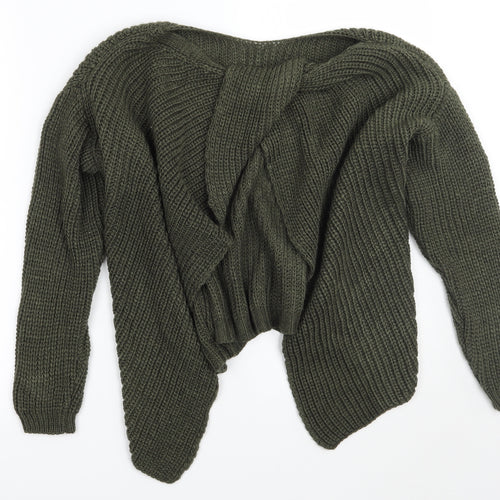 Misspap Womens Green   Pullover Jumper Size M