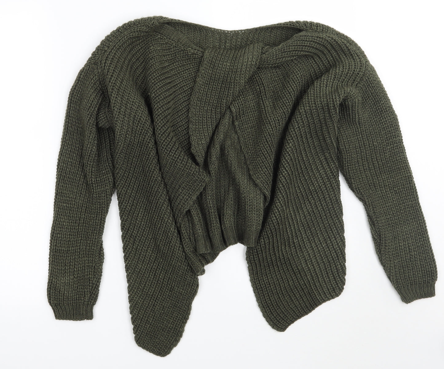 Misspap Womens Green   Pullover Jumper Size M