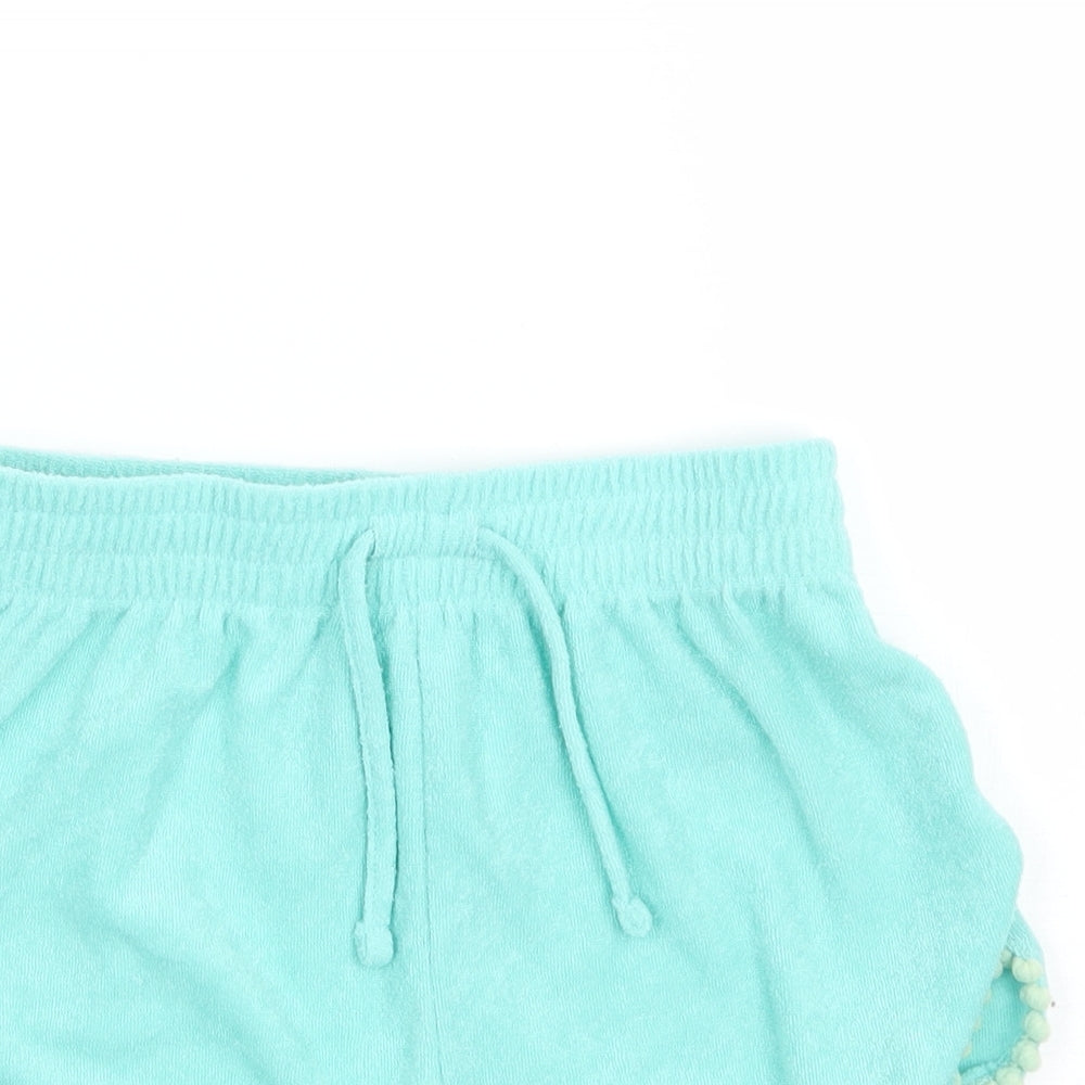 Matalan Girls Green   Sweat Shorts Size 8 Years