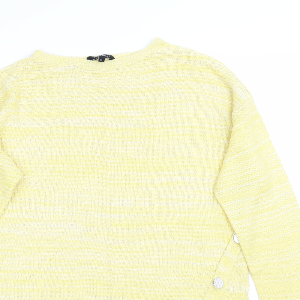Peacocks Womens Yellow   Pullover Jumper Size M