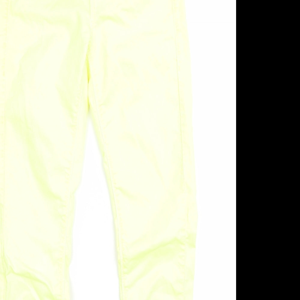Topshop Womens Green   Skinny Jeans Size 26 L31 in
