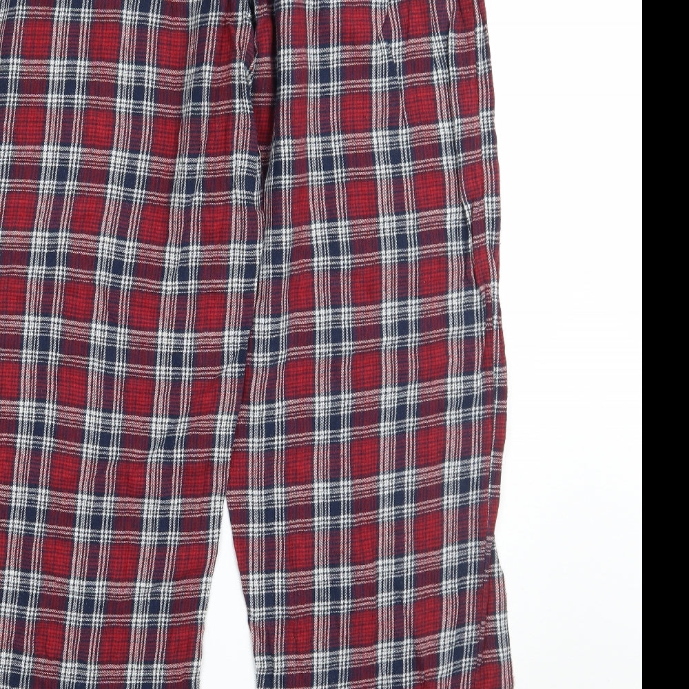 Matalan Womens Red Check   Pyjama Pants Size 12