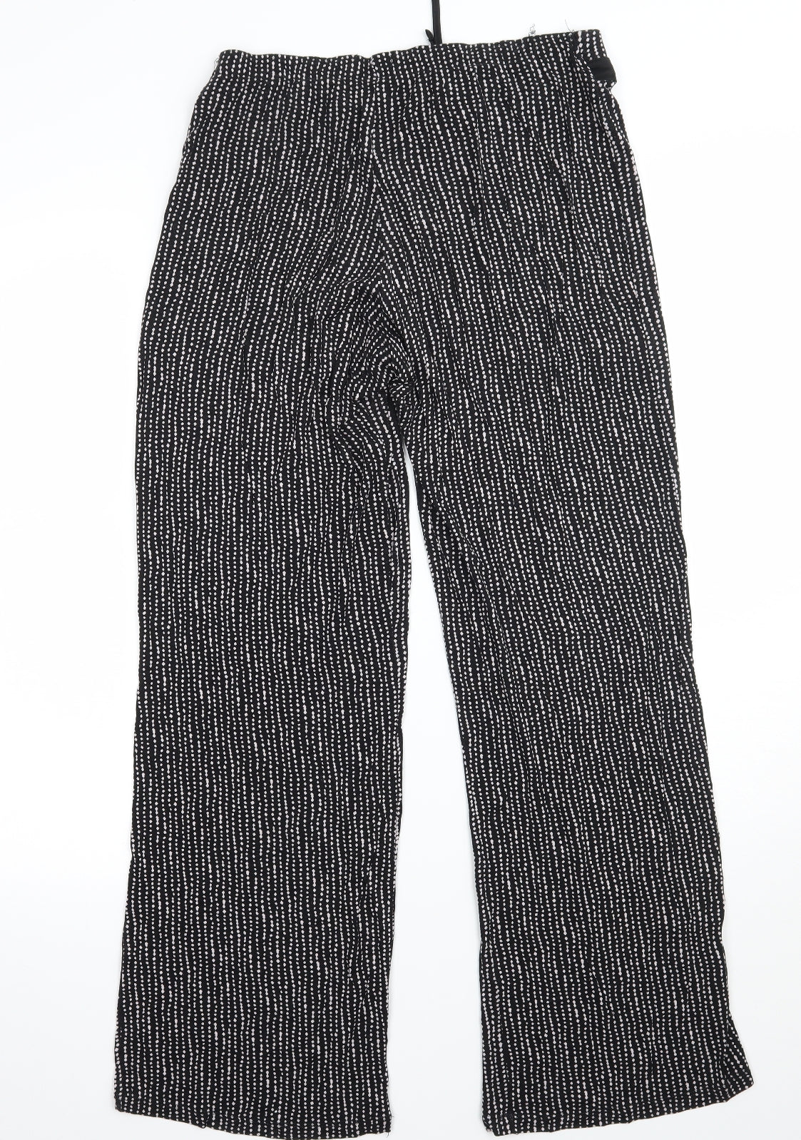 F&F Womens Black Geometric  Bloomer Trousers Size 10 L27 in