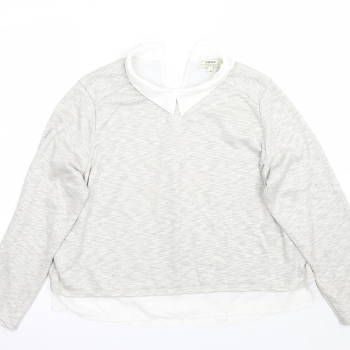 Papaya Womens Grey   Pullover Jumper Size 14