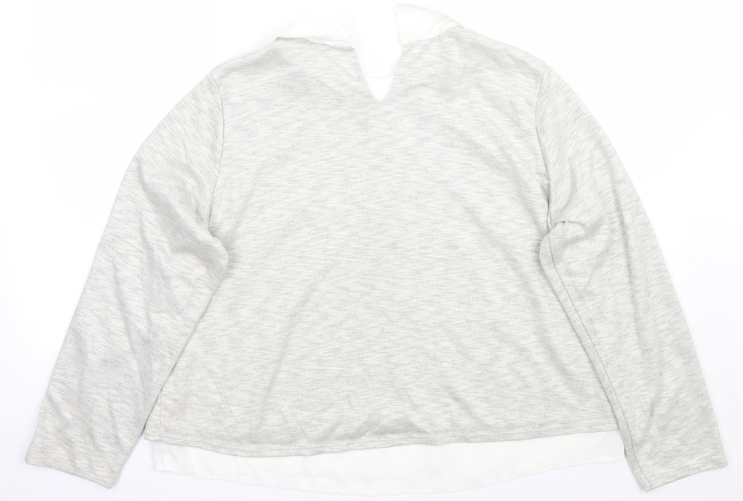 Papaya Womens Grey   Pullover Jumper Size 14