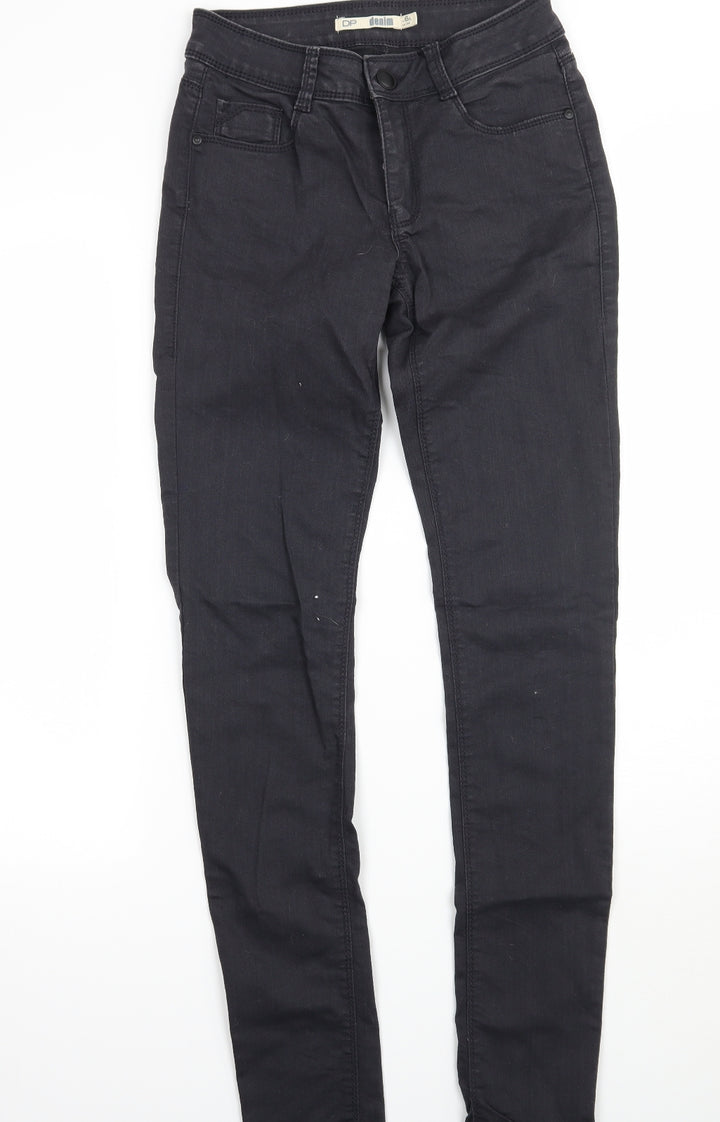 Dorothy Perkins Womens Black Skinny Jeans Size 6 L30 in