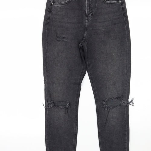 Topshop Womens Black   Skinny Jeans Size 28 L25 in