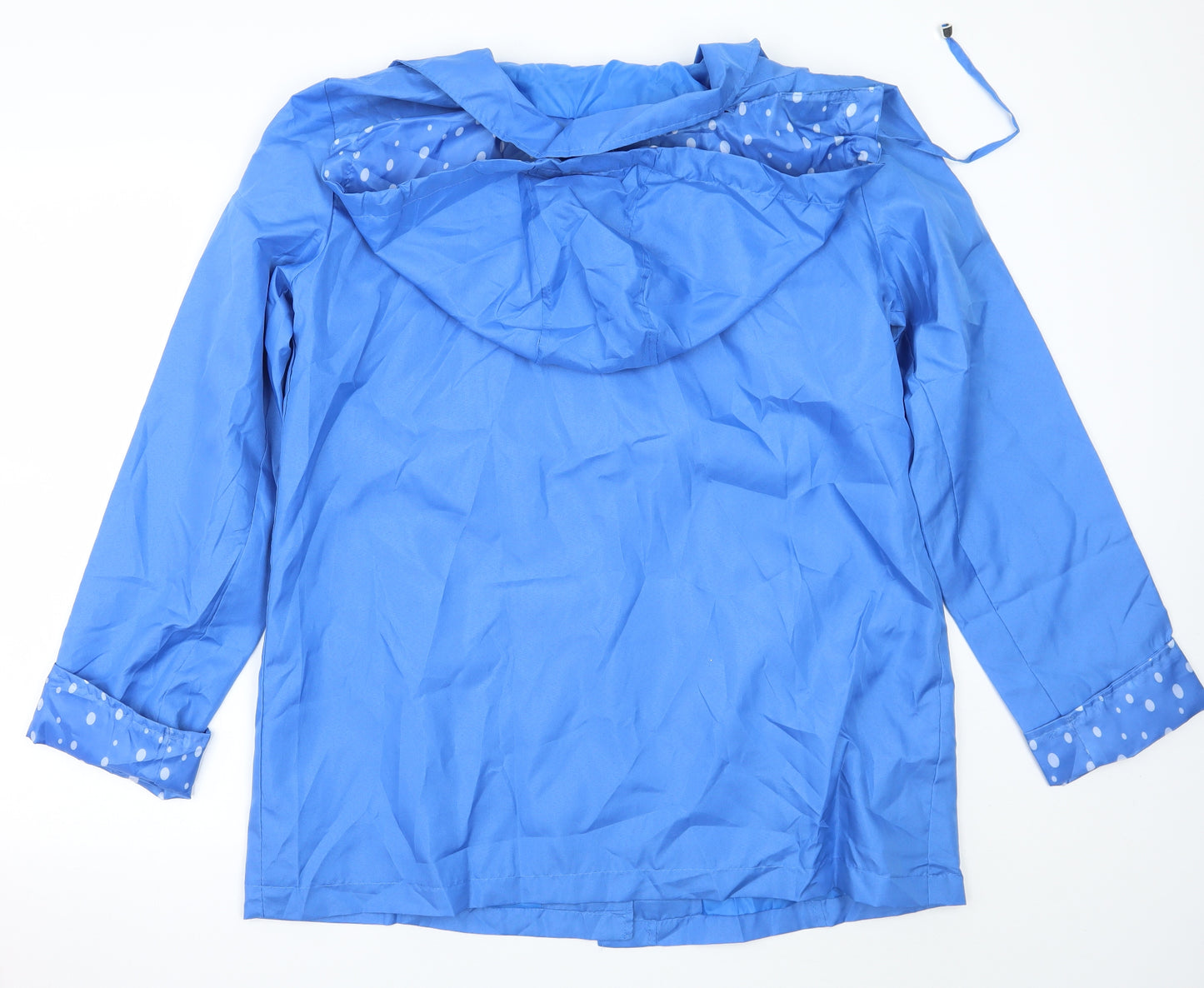 Anne De Lancay Womens Blue   Jacket Coat Size 14