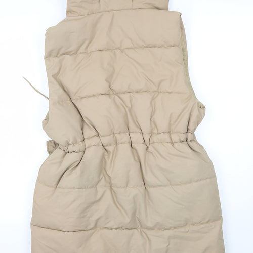 Cherry Koko Womens Beige   Gilet Coat Size M