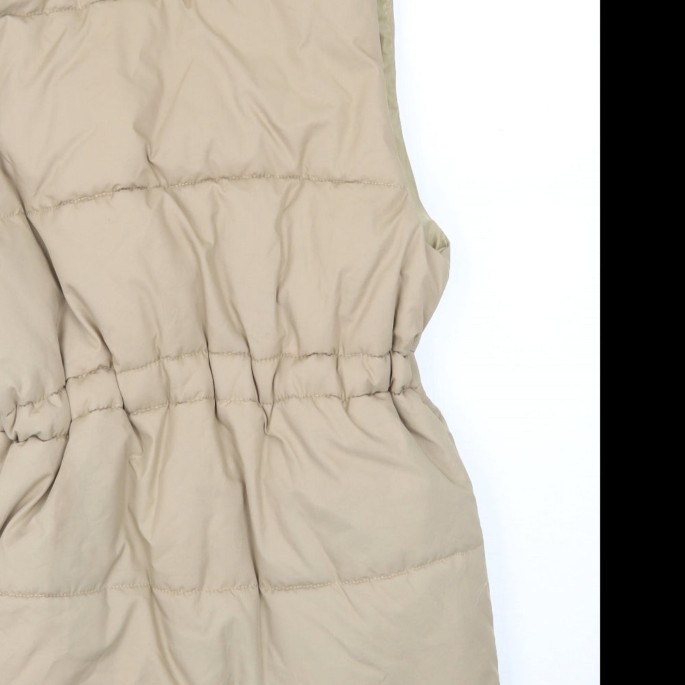 Cherry Koko Womens Beige   Gilet Coat Size M