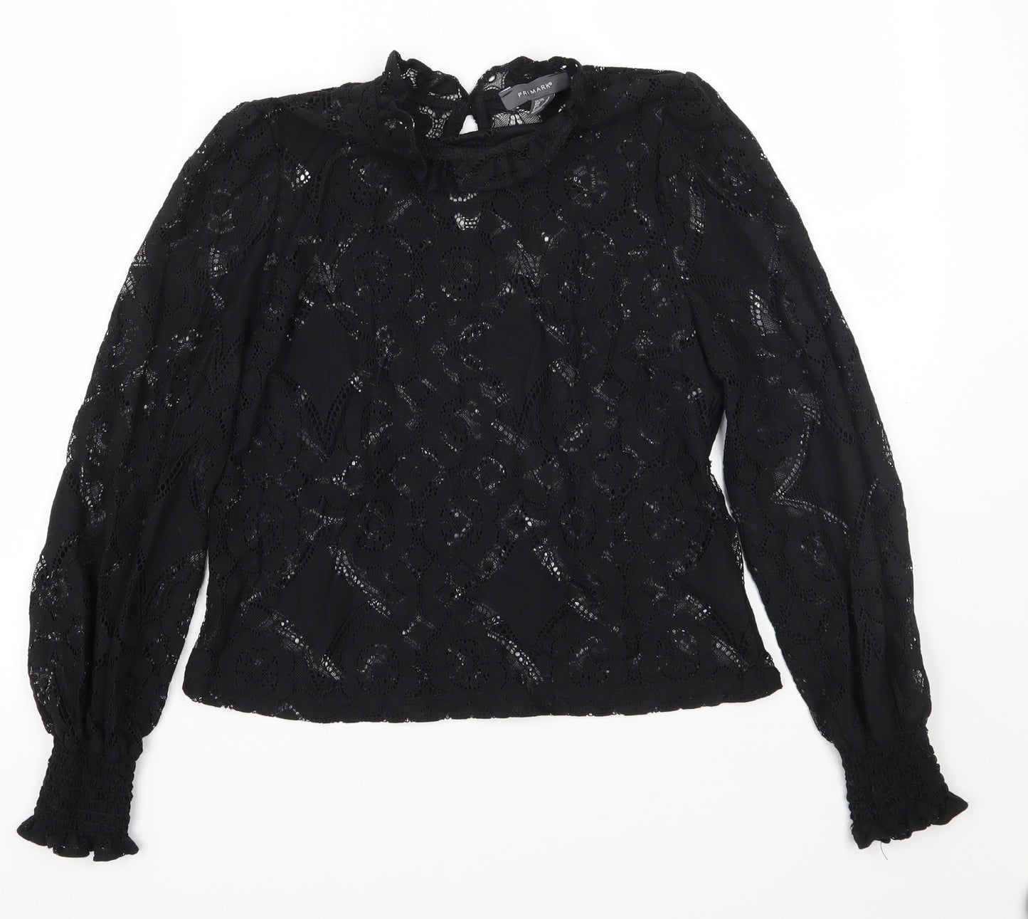 Primark Womens Black   Basic Blouse Size 8