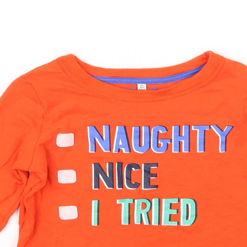 Joules Boys Orange   Basic T-Shirt Size 4 Years