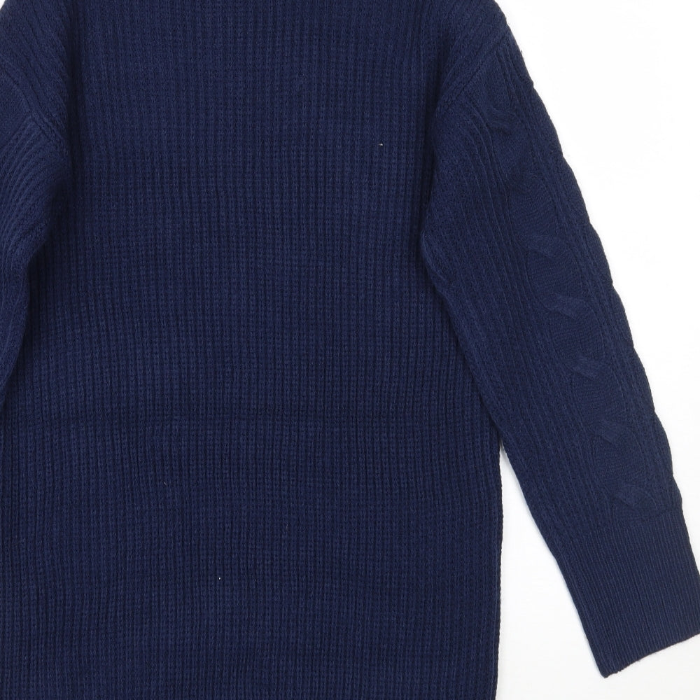 TU Womens Blue   Jumper Dress  Size 8