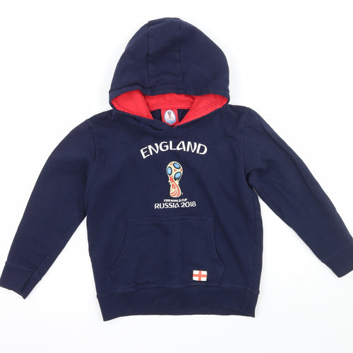 Fifa world cup Girls Blue   Pullover Hoodie Size 7-8 Years  - England