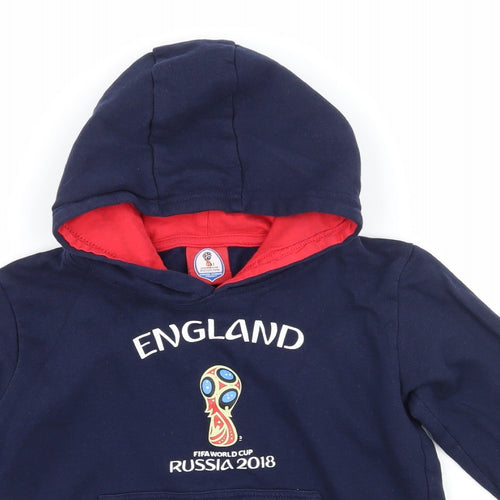 Fifa world cup Girls Blue   Pullover Hoodie Size 7-8 Years  - England