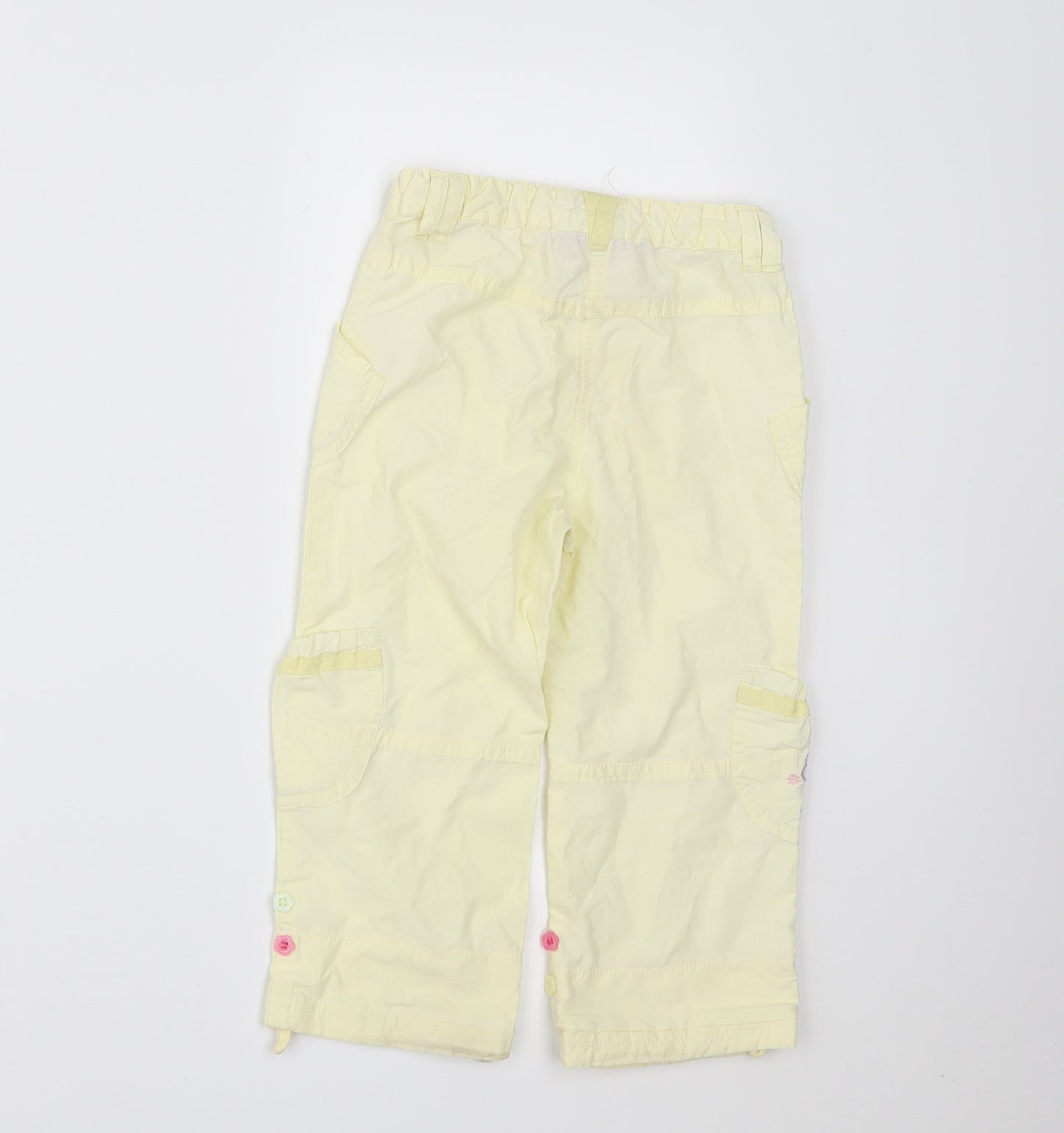 Debenhams Girls Yellow   Jogger Trousers Size 18-24 Months