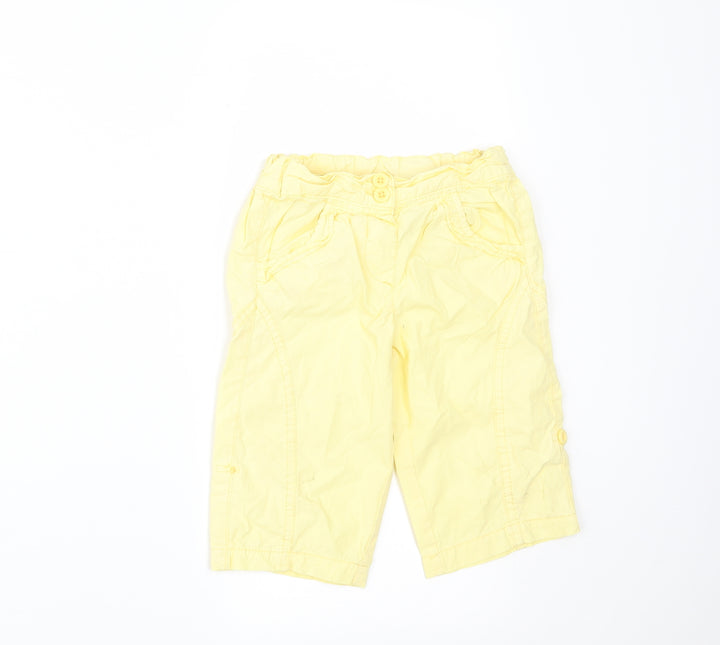Cherokee Girls Yellow Chino Shorts Size 2-3 Years