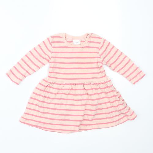 NEXT Girls Pink Striped  A-Line  Size 3-6 Months