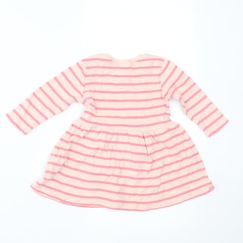 NEXT Girls Pink Striped  A-Line  Size 3-6 Months
