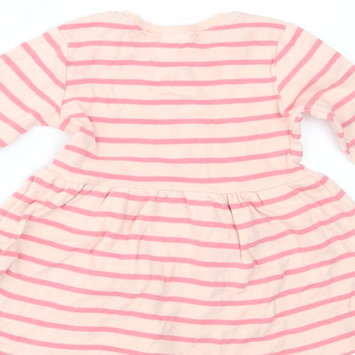 NEXT Girls Pink Striped  A-Line  Size 3-6 Months