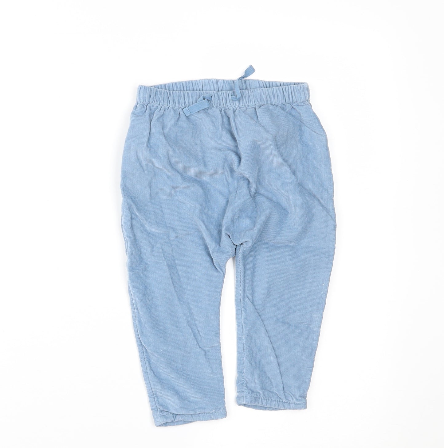 NEXT Boys Blue  Corduroy Jogger Trousers Size 12-18 Months